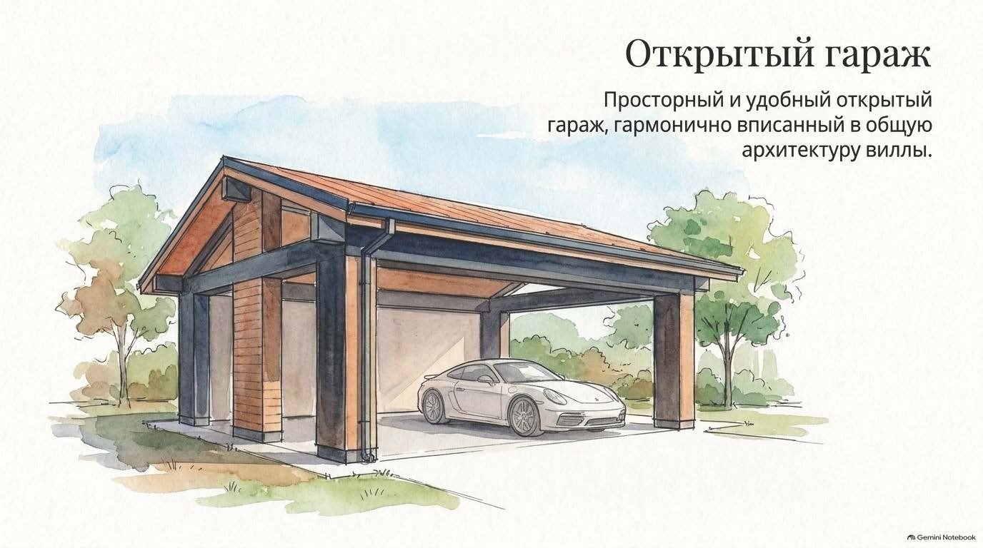Открытый гараж